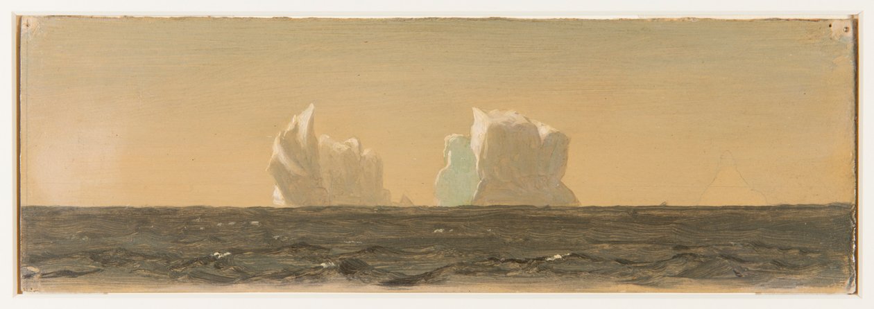 Pływające góry lodowe autorstwa Frederic Edwin Church