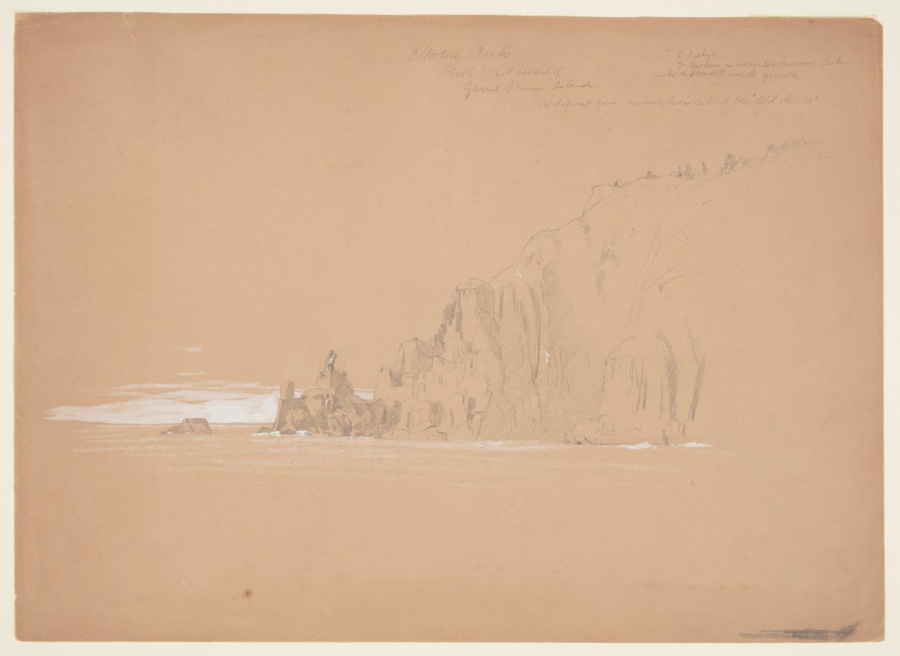 Wyspa Grand Manan autorstwa Frederic Edwin Church