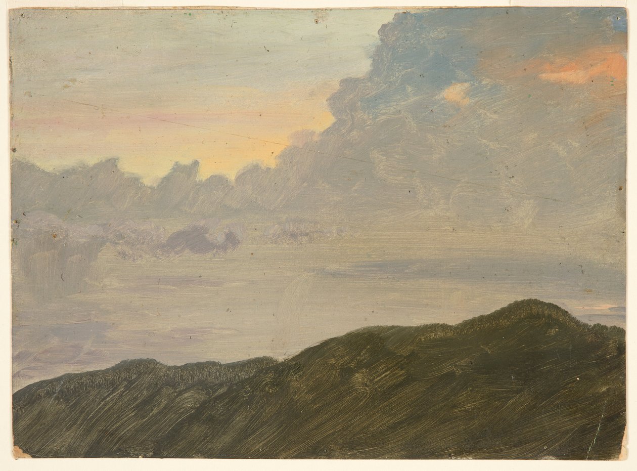 Wzgórze i chmury autorstwa Frederic Edwin Church