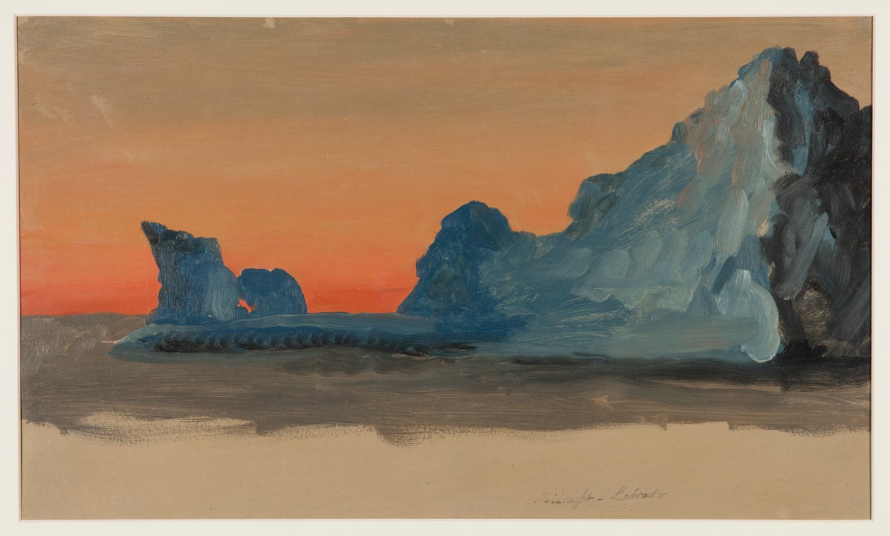 Góry lodowe o północy, Labrador autorstwa Frederic Edwin Church