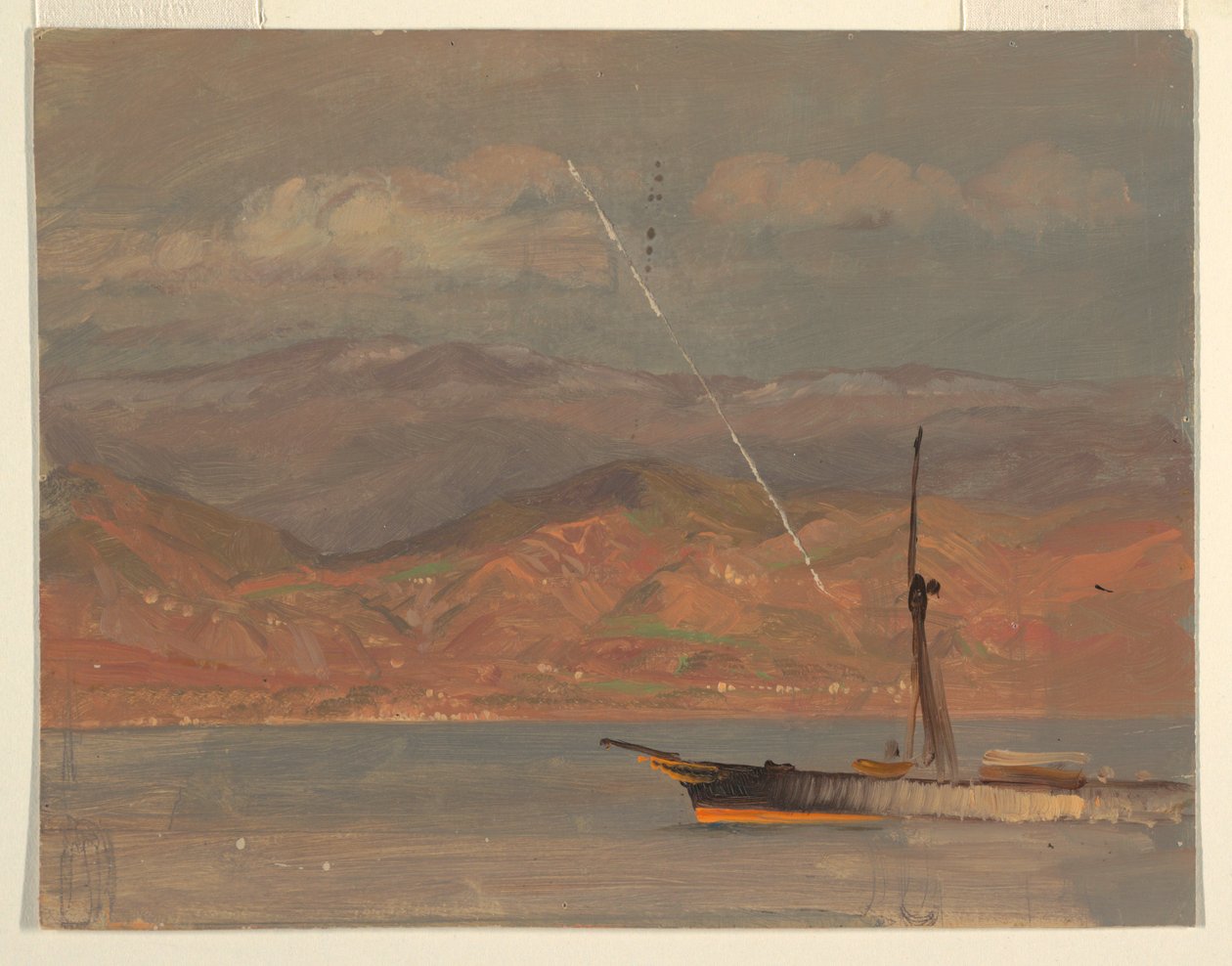 Wybrzeże włoskie, poza Cieśniną Mesyńską autorstwa Frederic Edwin Church