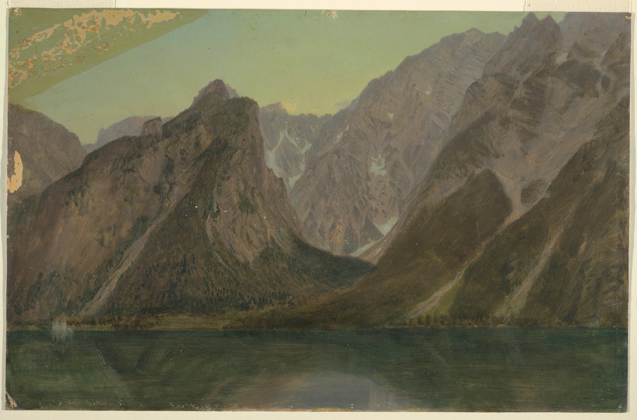 Koenigssee, w Berchtesgaden, Bawaria autorstwa Frederic Edwin Church