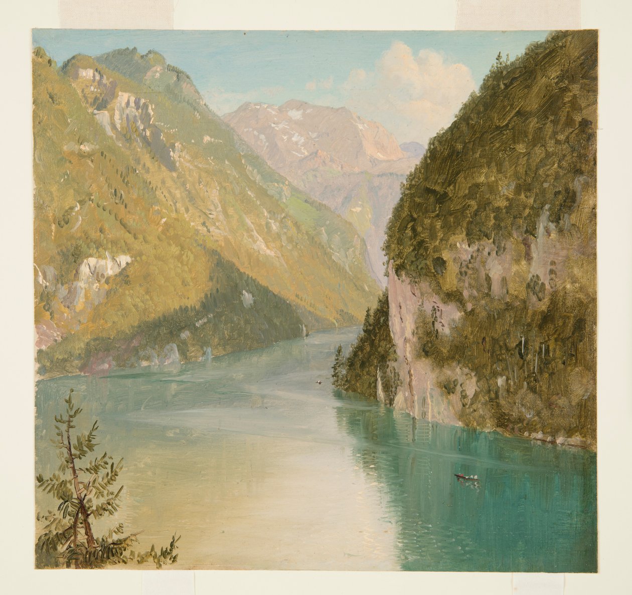 Königssee, Bawaria autorstwa Frederic Edwin Church