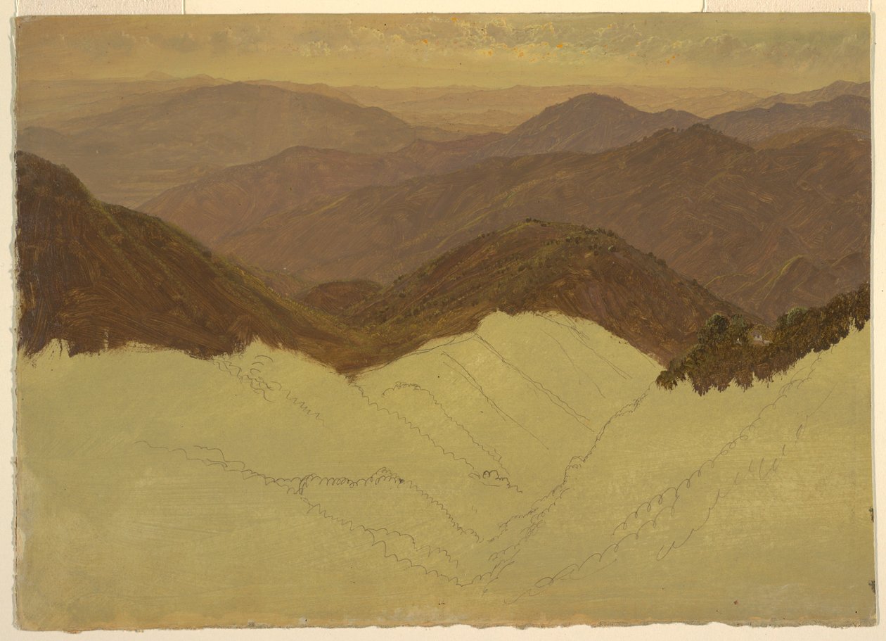 Krajobraz autorstwa Frederic Edwin Church
