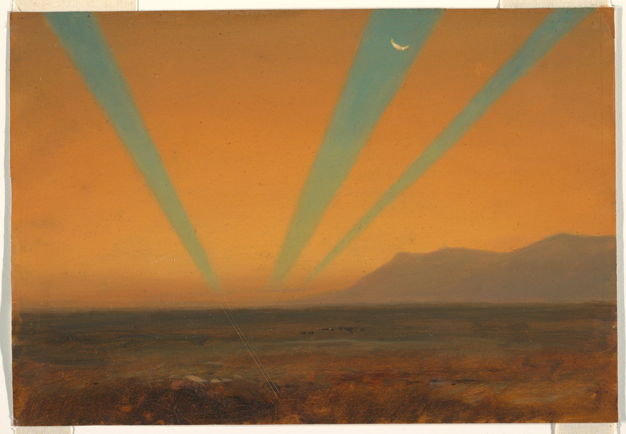 Krajobraz z zachodem słońca autorstwa Frederic Edwin Church
