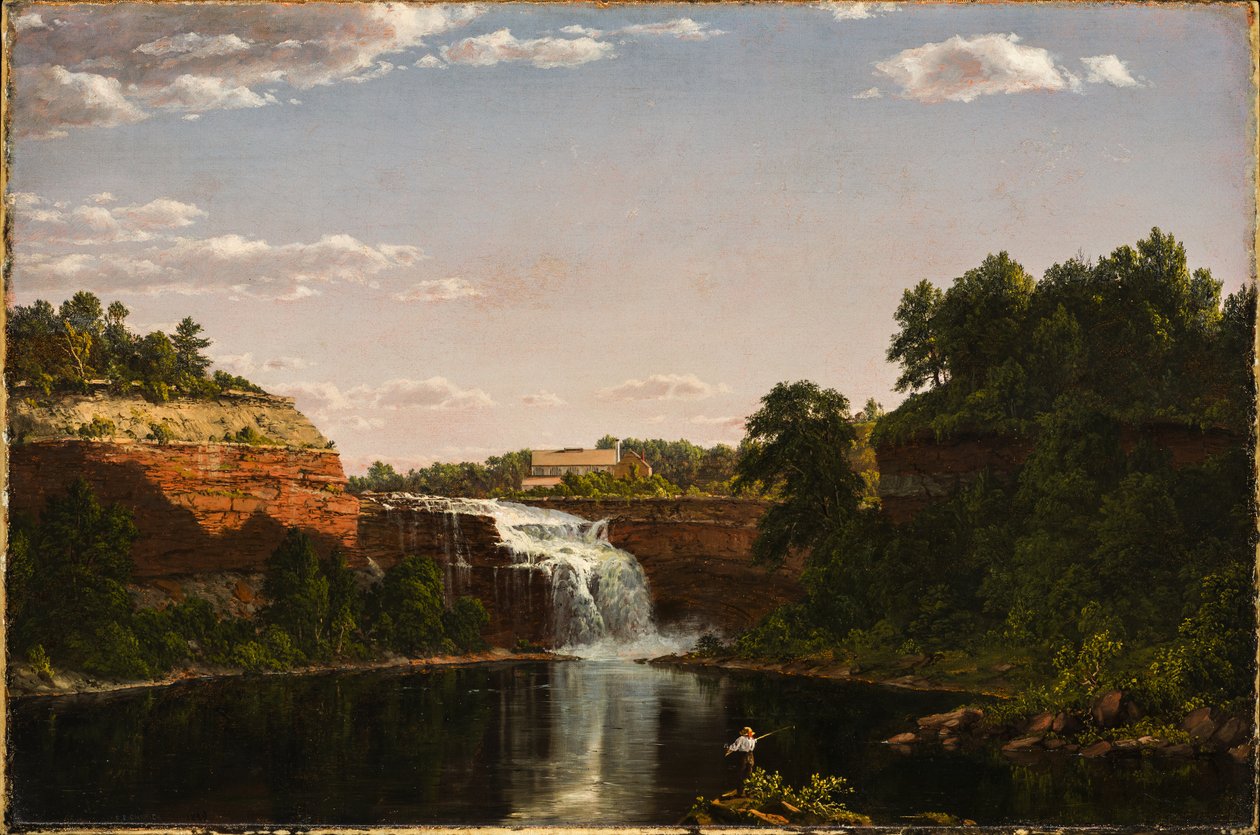 Lower Falls, Rochester autorstwa Frederic Edwin Church