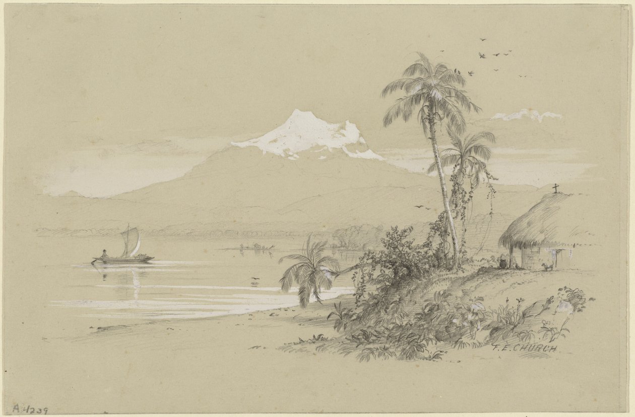 Rzeka Magdalena, Nowa Granada, Ekwador autorstwa Frederic Edwin Church