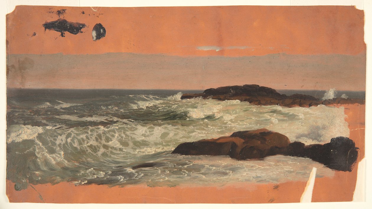 Wybrzeże Maine, surf autorstwa Frederic Edwin Church