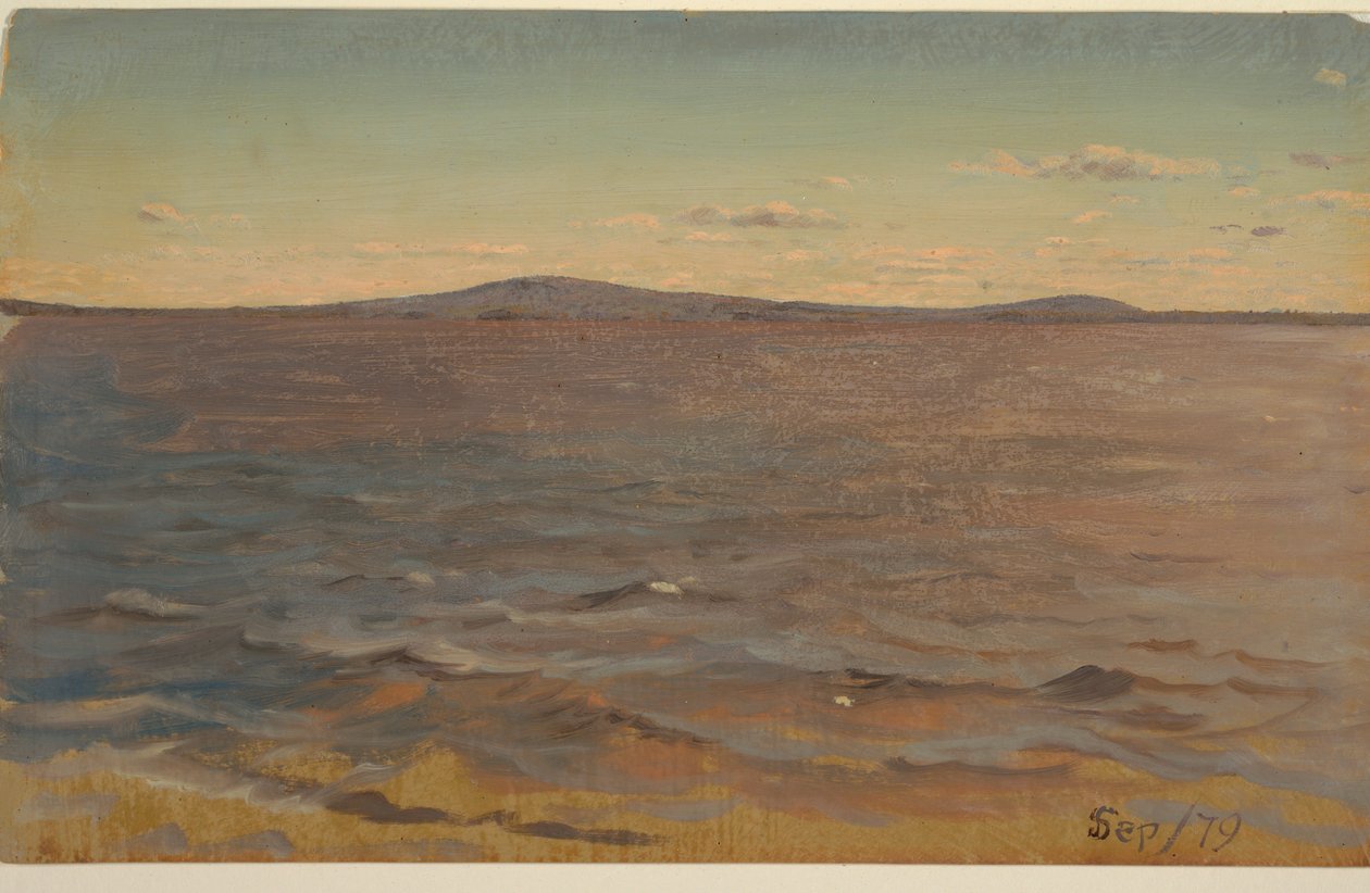 Wybrzeże Maine, surf autorstwa Frederic Edwin Church