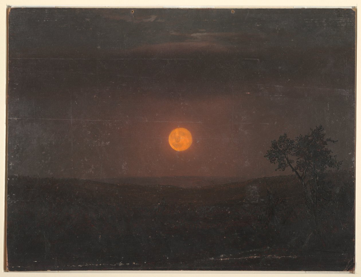 światło księżyca autorstwa Frederic Edwin Church