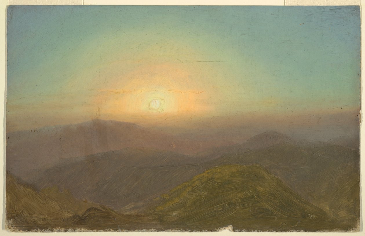 Poranny krajobraz autorstwa Frederic Edwin Church