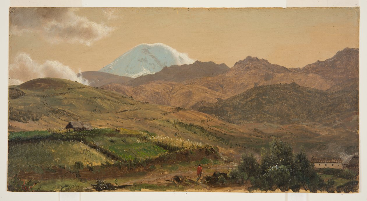 Góra Chimborazo, Ekwador autorstwa Frederic Edwin Church
