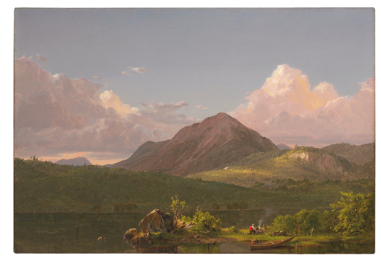 Mount Newport na Mount Desert Island, c.1851-53 autorstwa Frederic Edwin Church
