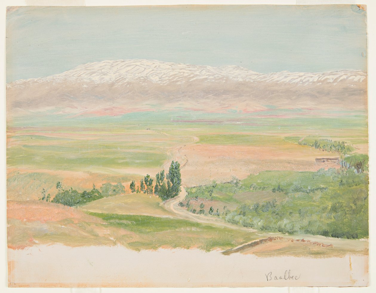Góry w pobliżu Baalbec autorstwa Frederic Edwin Church