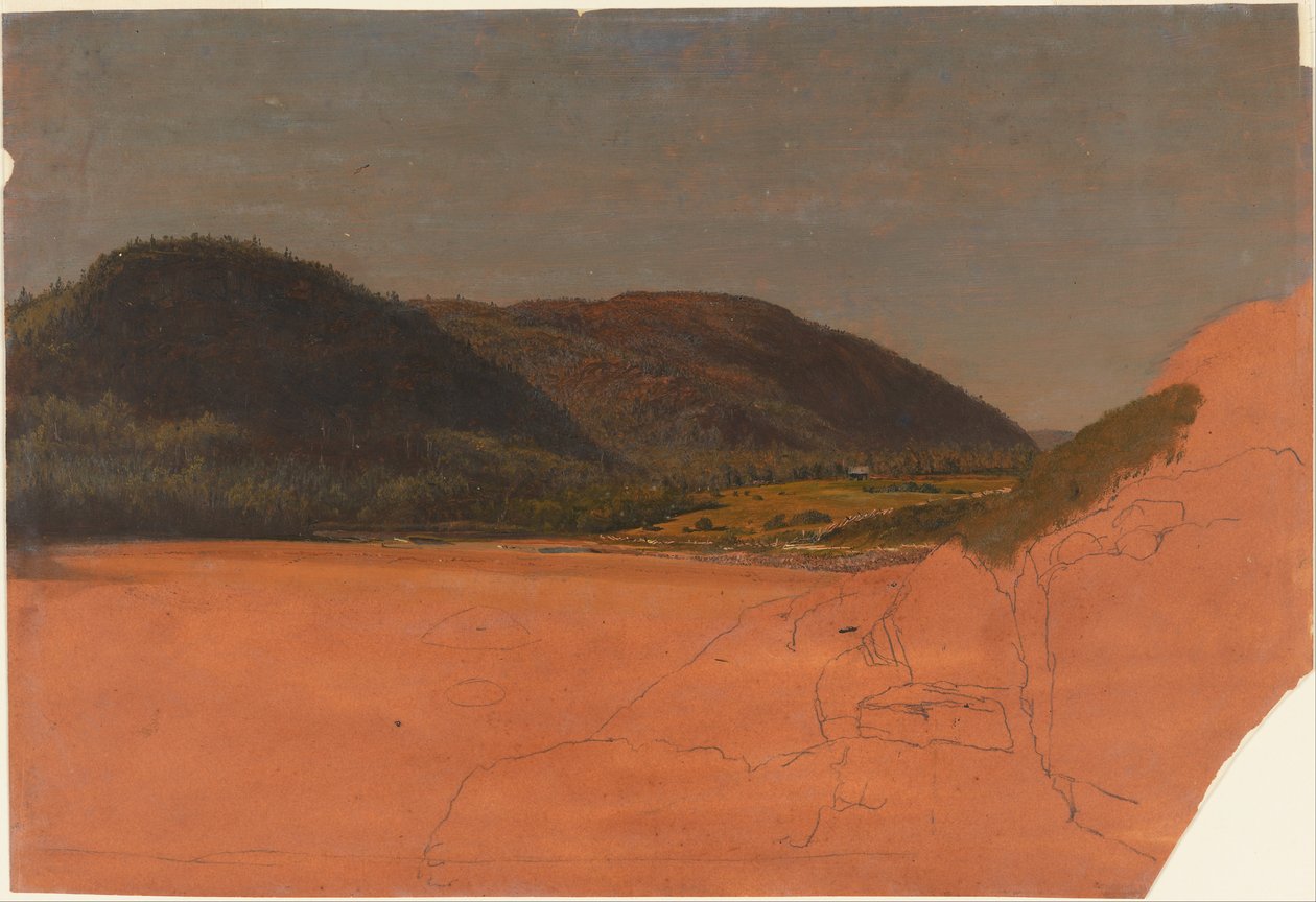 Mt. Desert Island , krajobraz autorstwa Frederic Edwin Church