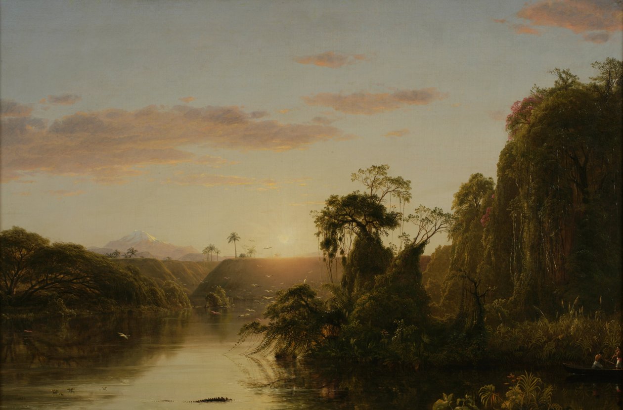Scena na Magdalenie, 1854 autorstwa Frederic Edwin Church
