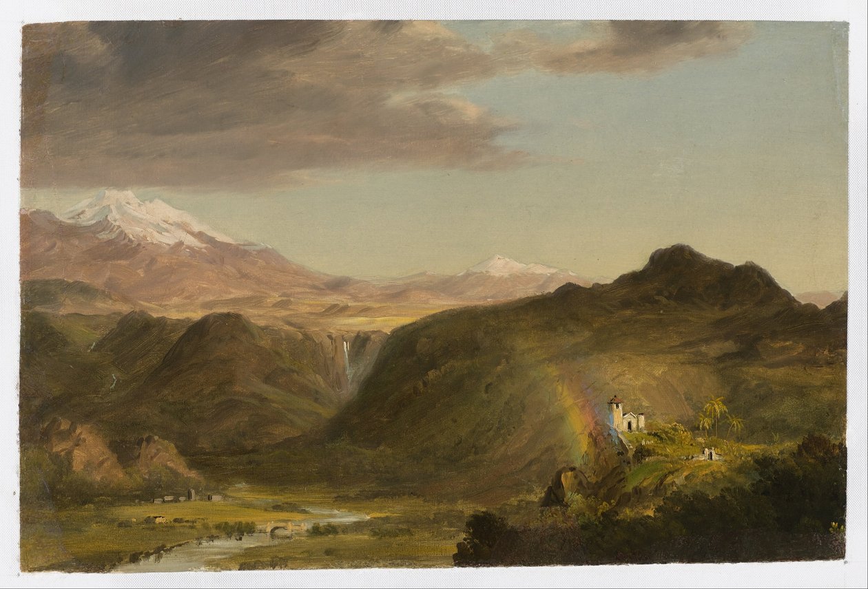 Krajobraz Ameryki Południowej autorstwa Frederic Edwin Church