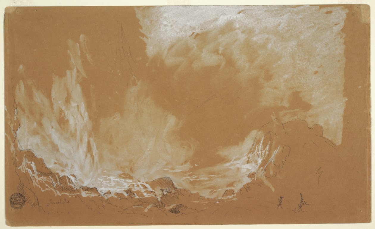 Spray z wodospadów, Niagara autorstwa Frederic Edwin Church
