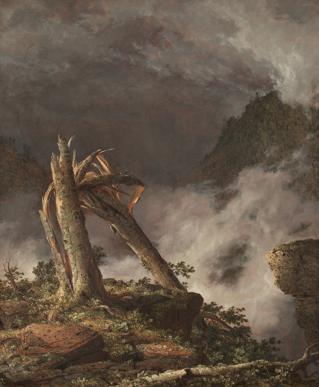 Burza w górach autorstwa Frederic Edwin Church