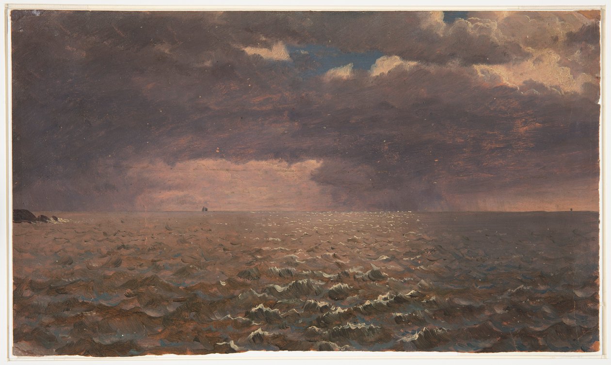 Burzliwe morze autorstwa Frederic Edwin Church