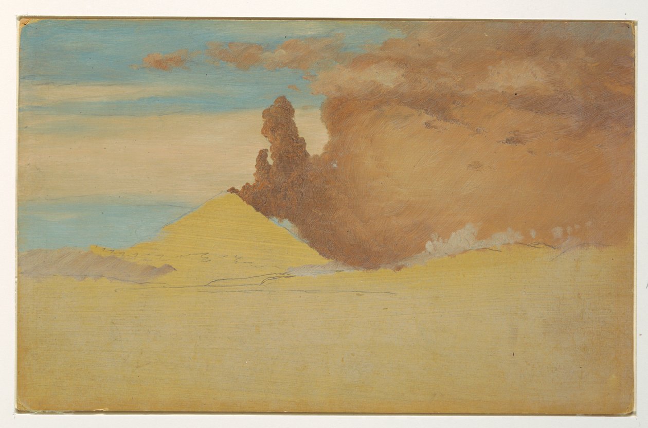 Badanie wybuchu Cotopaxi autorstwa Frederic Edwin Church