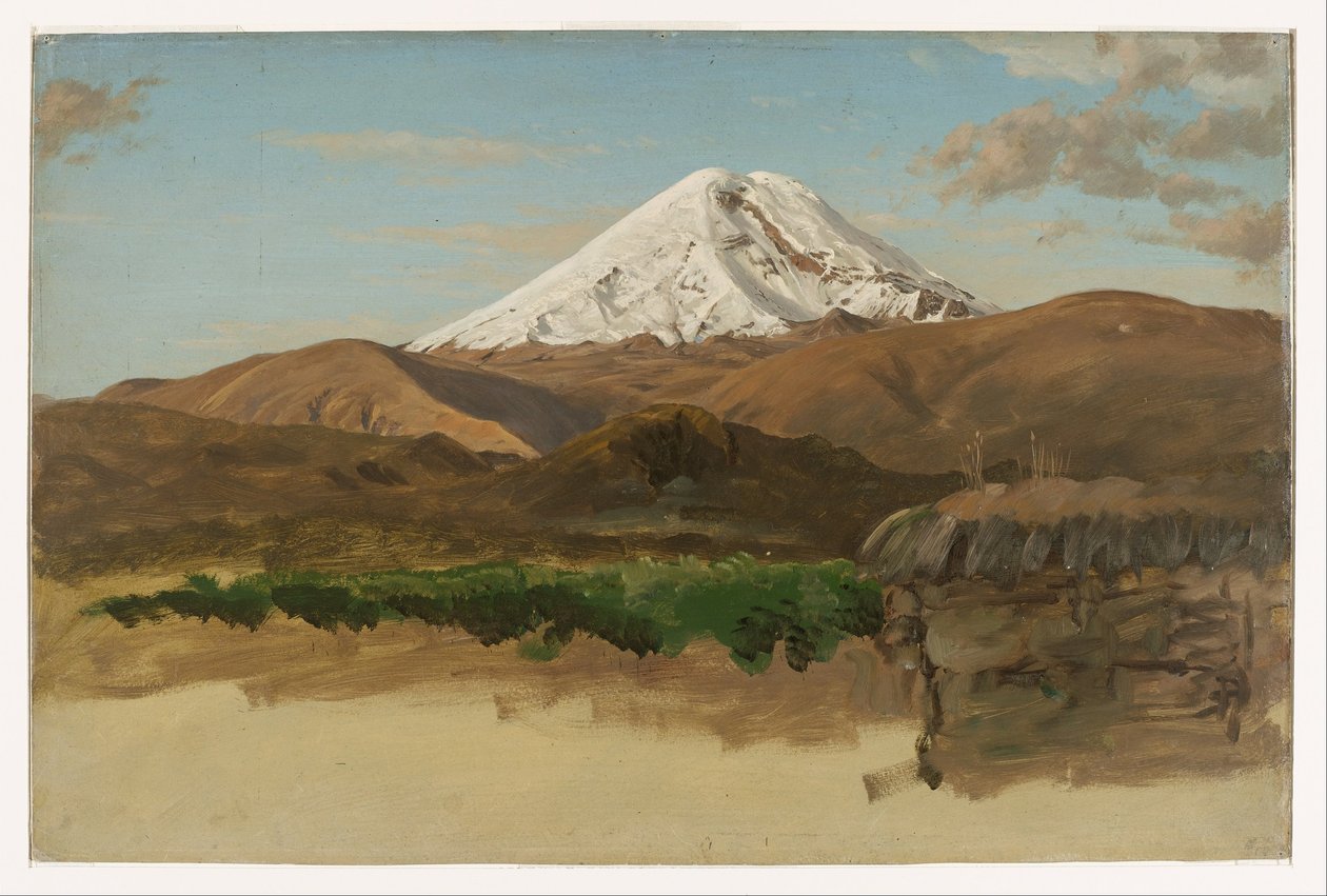 Badanie góry Chimborazo, Ekwador autorstwa Frederic Edwin Church