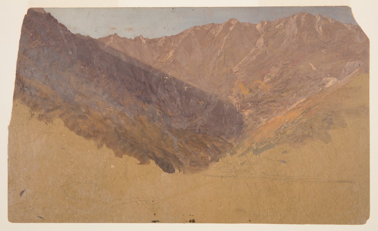 Studium Wielkiej Kotliny, Góra Katahdin autorstwa Frederic Edwin Church