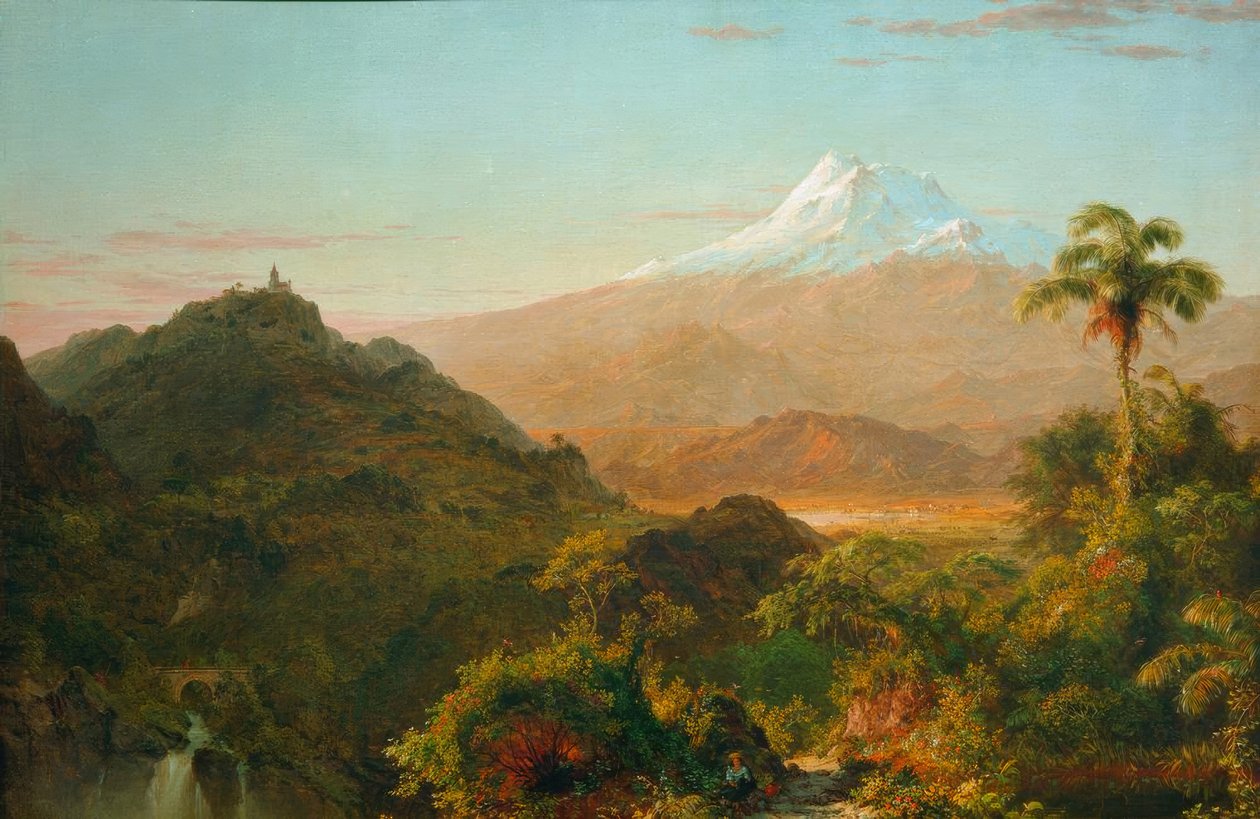 Krajobraz Ameryki Południowej autorstwa Frederic Edwin Church