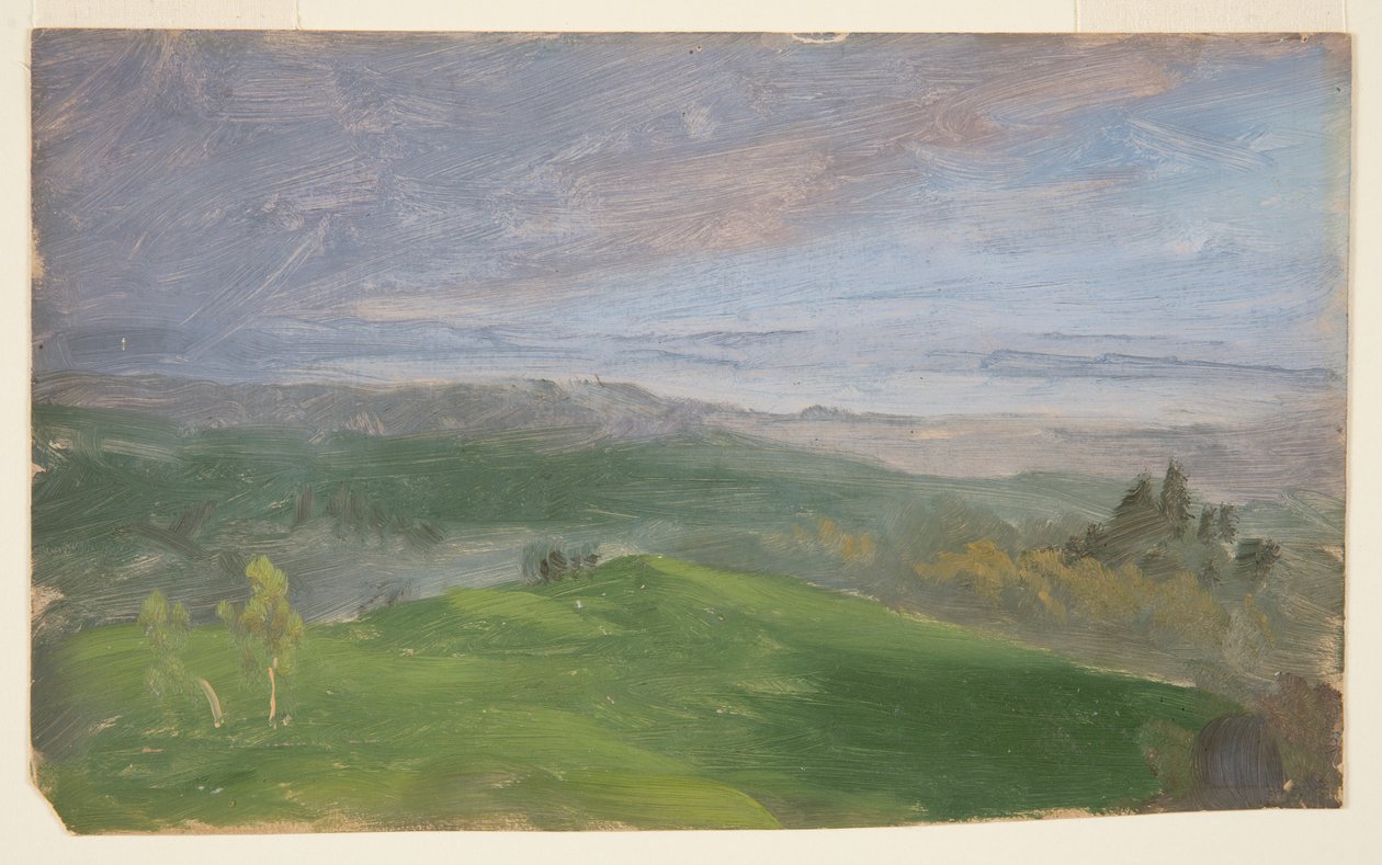 Letni widok, Dolina Hudson, Nowy Jork autorstwa Frederic Edwin Church
