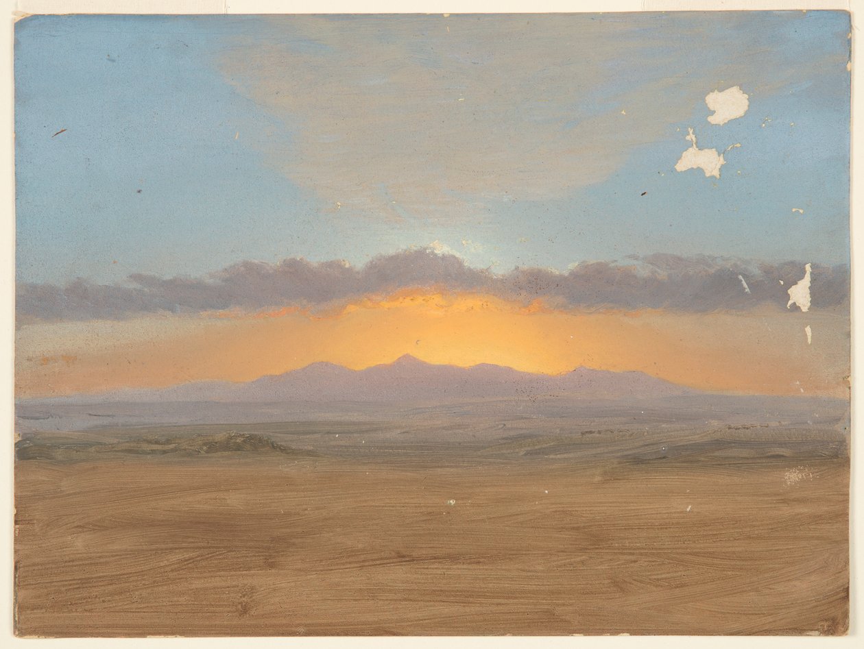 Zachód słońca autorstwa Frederic Edwin Church