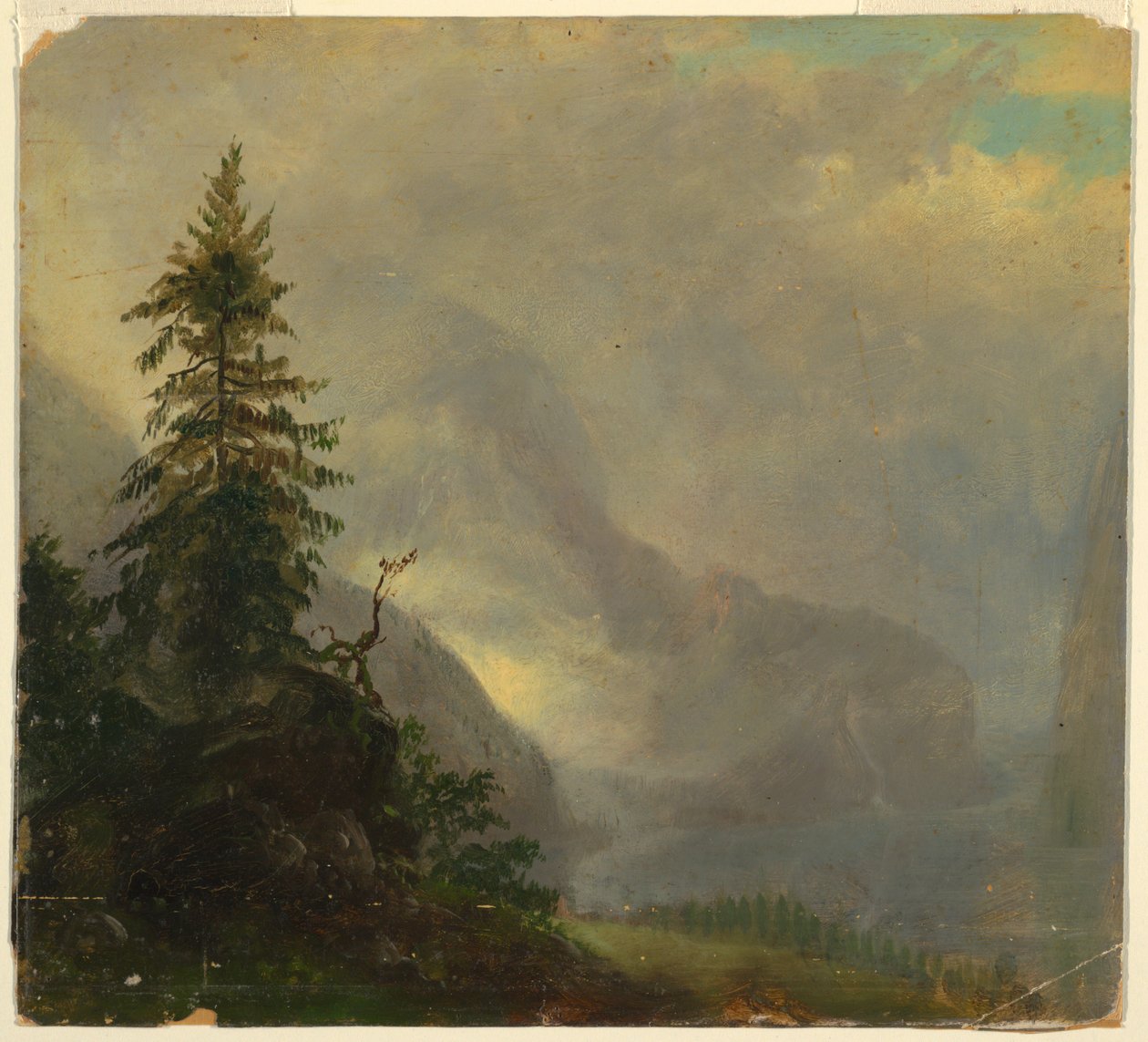 Koenigsee, niedaleko Berchtesgeden, Bawaria autorstwa Frederic Edwin Church