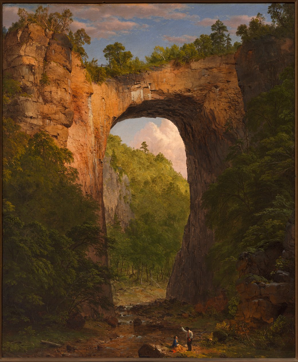 Naturalny most, Wirginia autorstwa Frederic Edwin Church