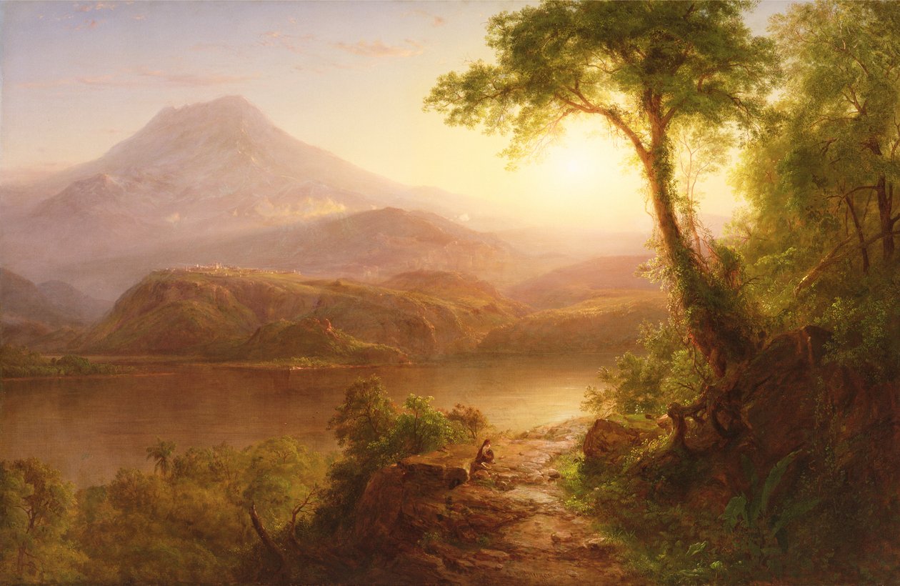 Tropikalna sceneria: Krajobraz Ameryki Południowej autorstwa Frederic Edwin Church