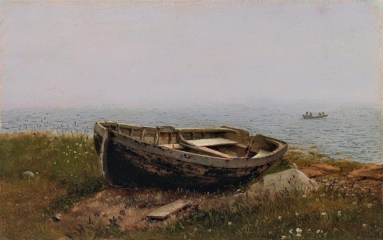Porzucona łódź wiosłowa autorstwa Frederic Edwin Church
