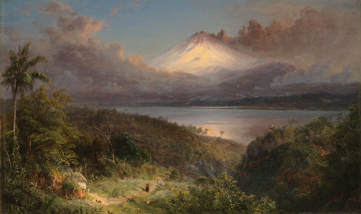 Widok na Cotopaxi autorstwa Frederic Edwin Church