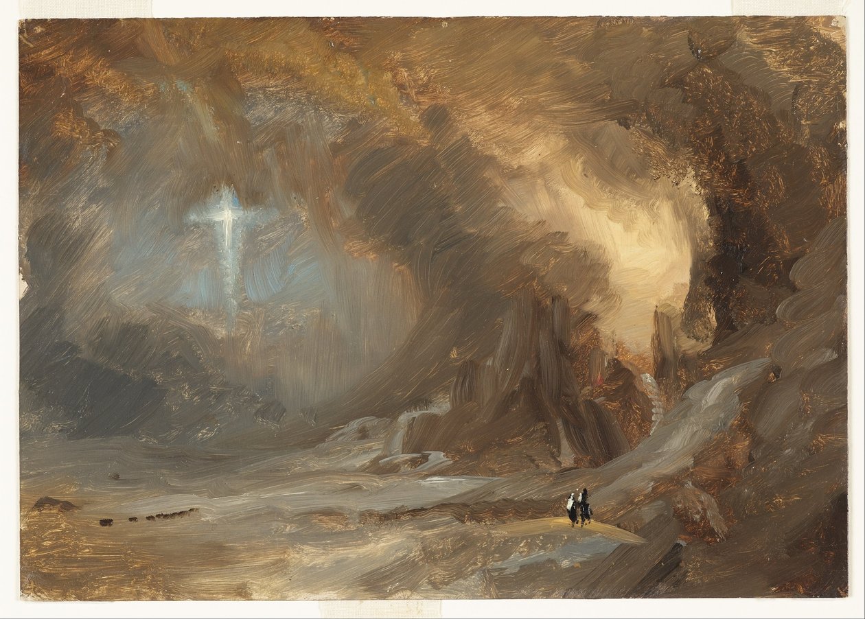 Wizja krzyża autorstwa Frederic Edwin Church