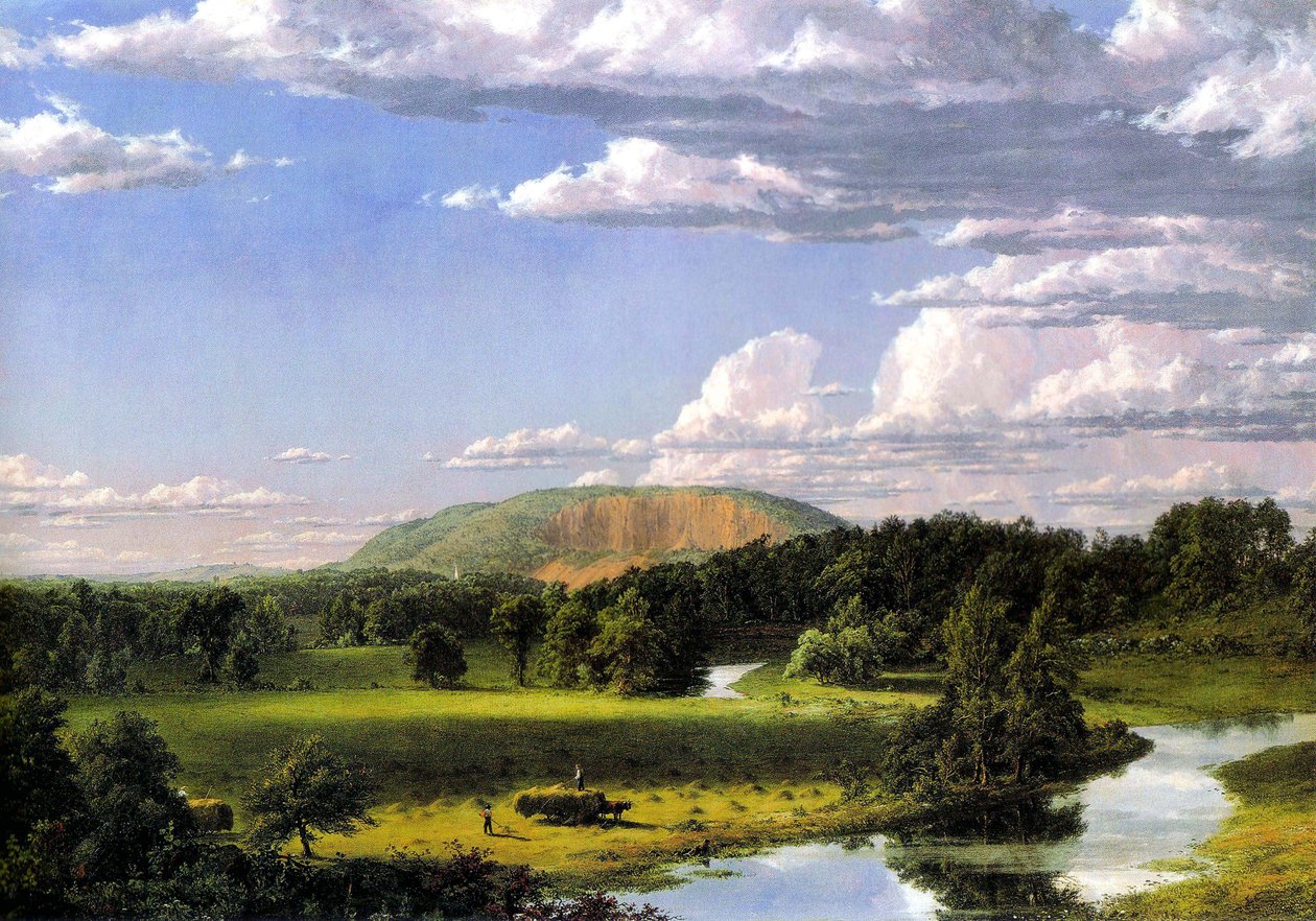 West Rock, New Haven autorstwa Frederic Edwin Church