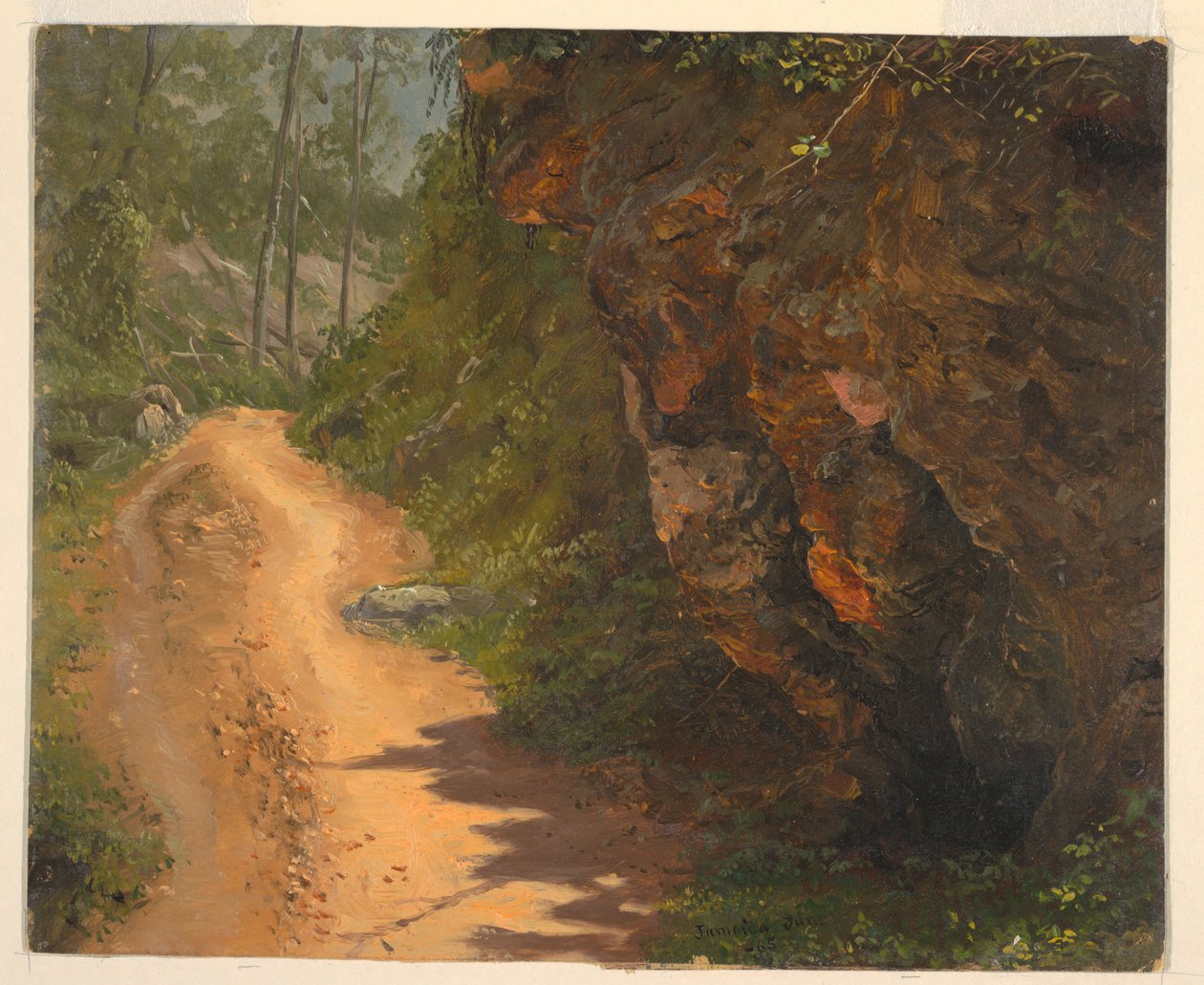 Ścieżka leśna, Jamajka autorstwa Frederic Edwin Church