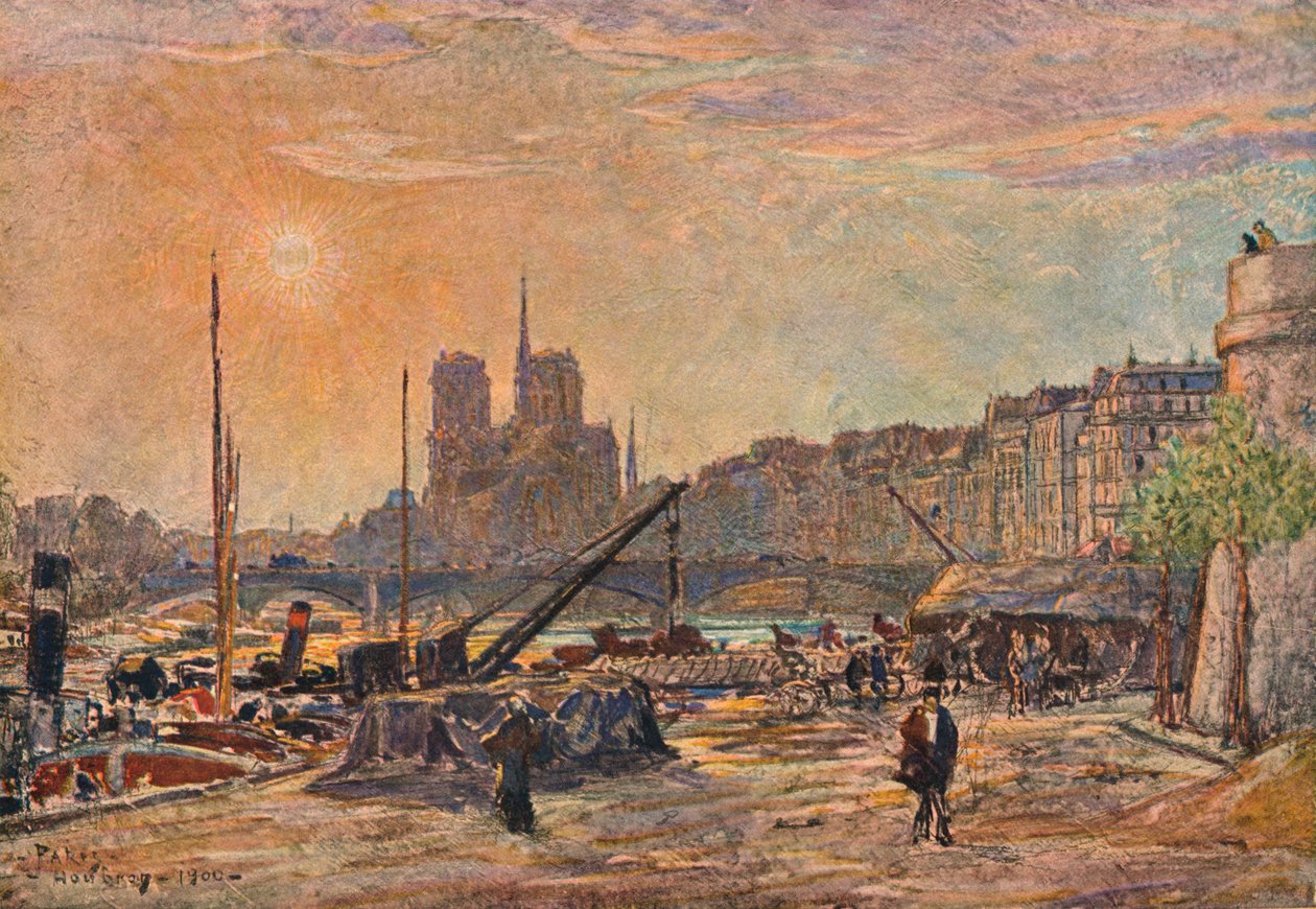 Paryż, ok. 1900, 1903 autorstwa Frederic Anatole Houbron