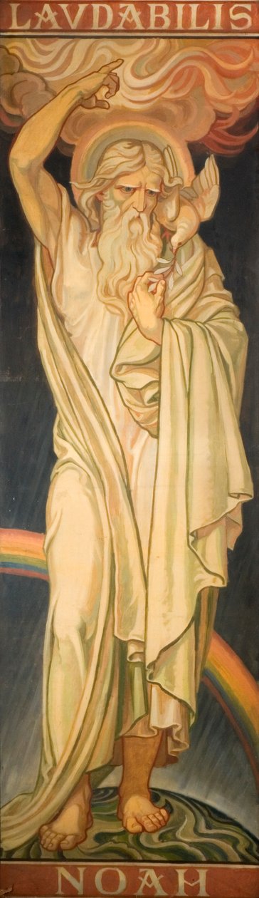 Prorocy ze Starego Testamentu: Noe, ok. 1910 autorstwa Frederic James Shields