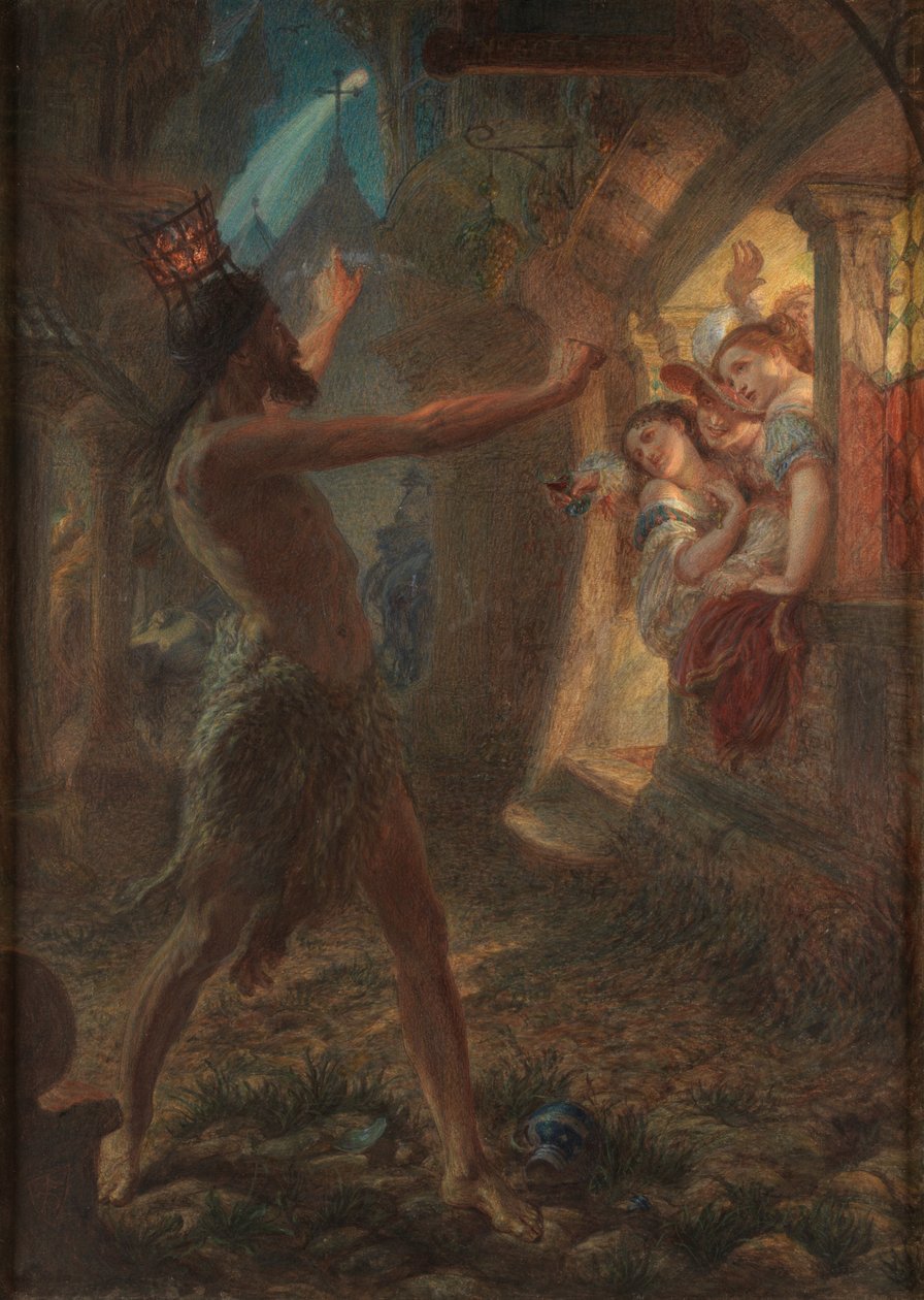 Orzeł Salomona (akwarela i akwarela z gumą arabską) autorstwa Frederic James Shields