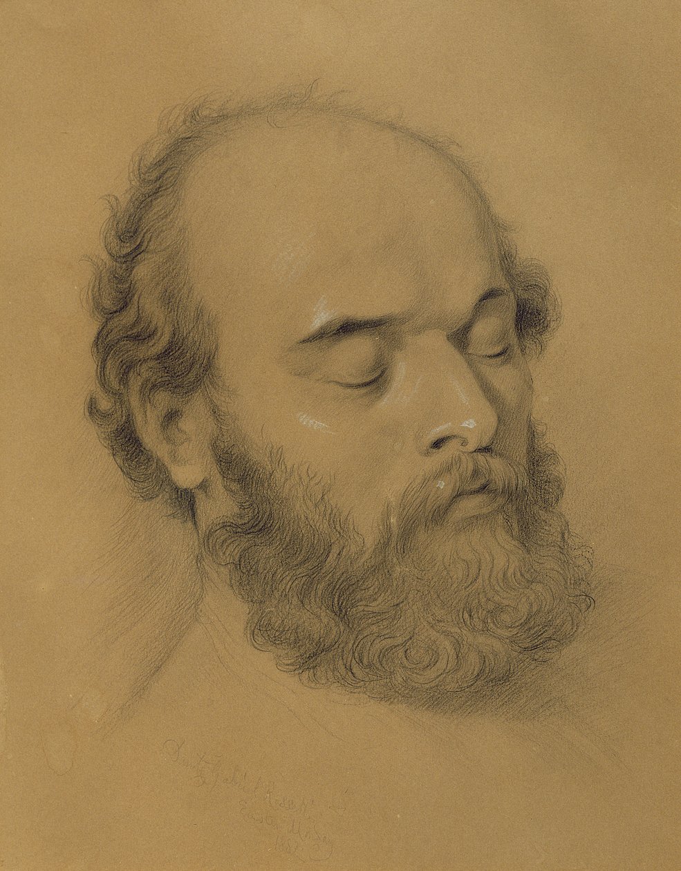 Martwy Rossetti autorstwa Frederic James Shields