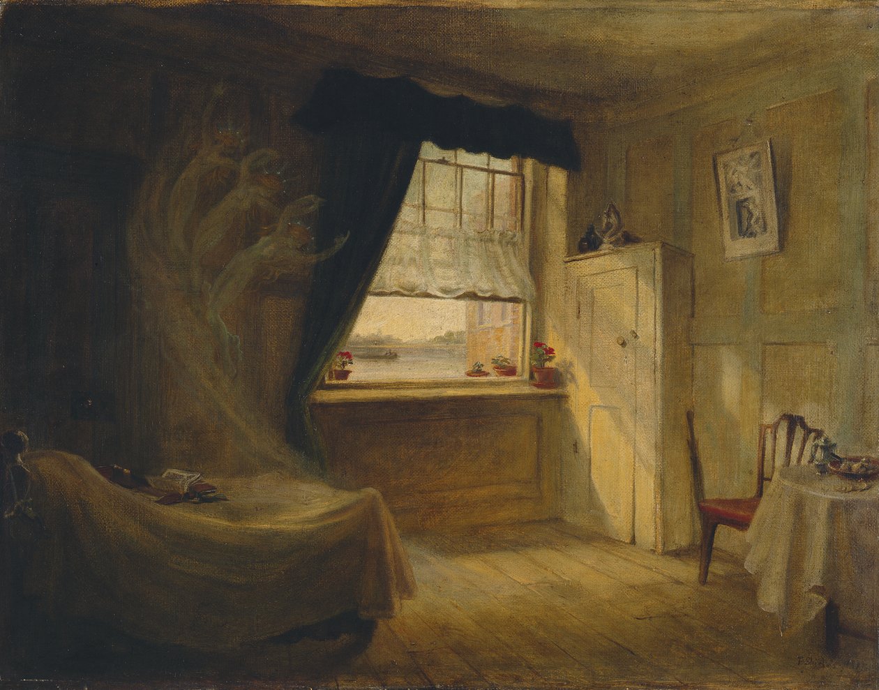 Pokój Williama Blake’a autorstwa Frederic James Shields