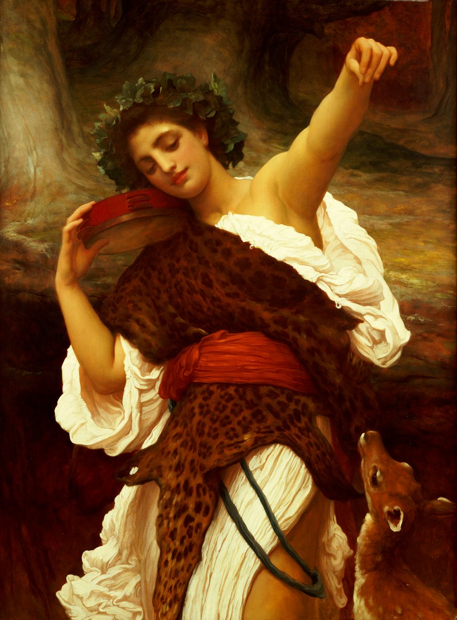 Bachantka, 1895 autorstwa Frederic Leighton