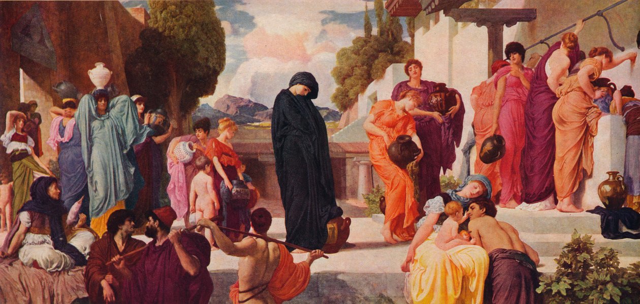 Andromacha w niewoli, ok. 1886 r. autorstwa Frederic Leighton