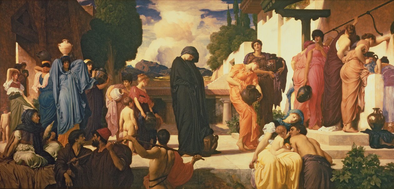 Uwięziona Andromacha, ok. 1888 r. (olej na płótnie) (patrz 226710 i 250633) autorstwa Frederic Leighton