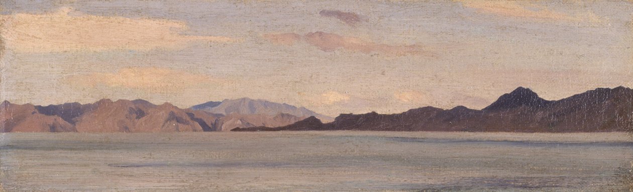 Wybrzeże Azji Mniejszej widziane z Rodos autorstwa Frederic Leighton