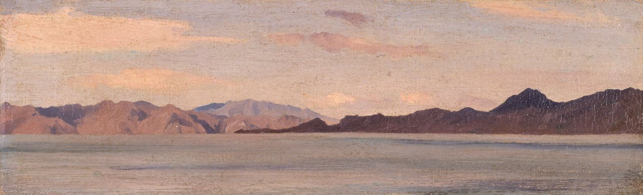 „Wybrzeże Azji Mniejszej widziane z Rodos”, 1867 autorstwa Frederic Leighton