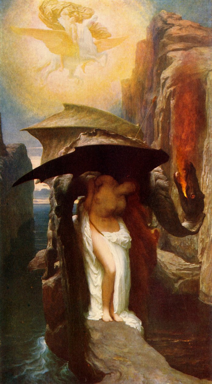"Perseusz i Andromeda", 1891, c1915. autorstwa Frederic Leighton