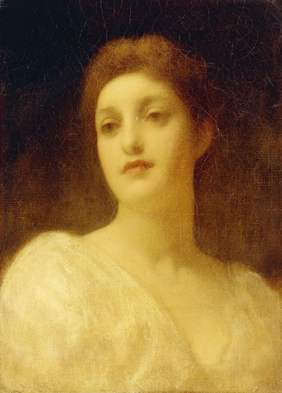 Głowa dziewczyny, autorstwa Frederic Leighton